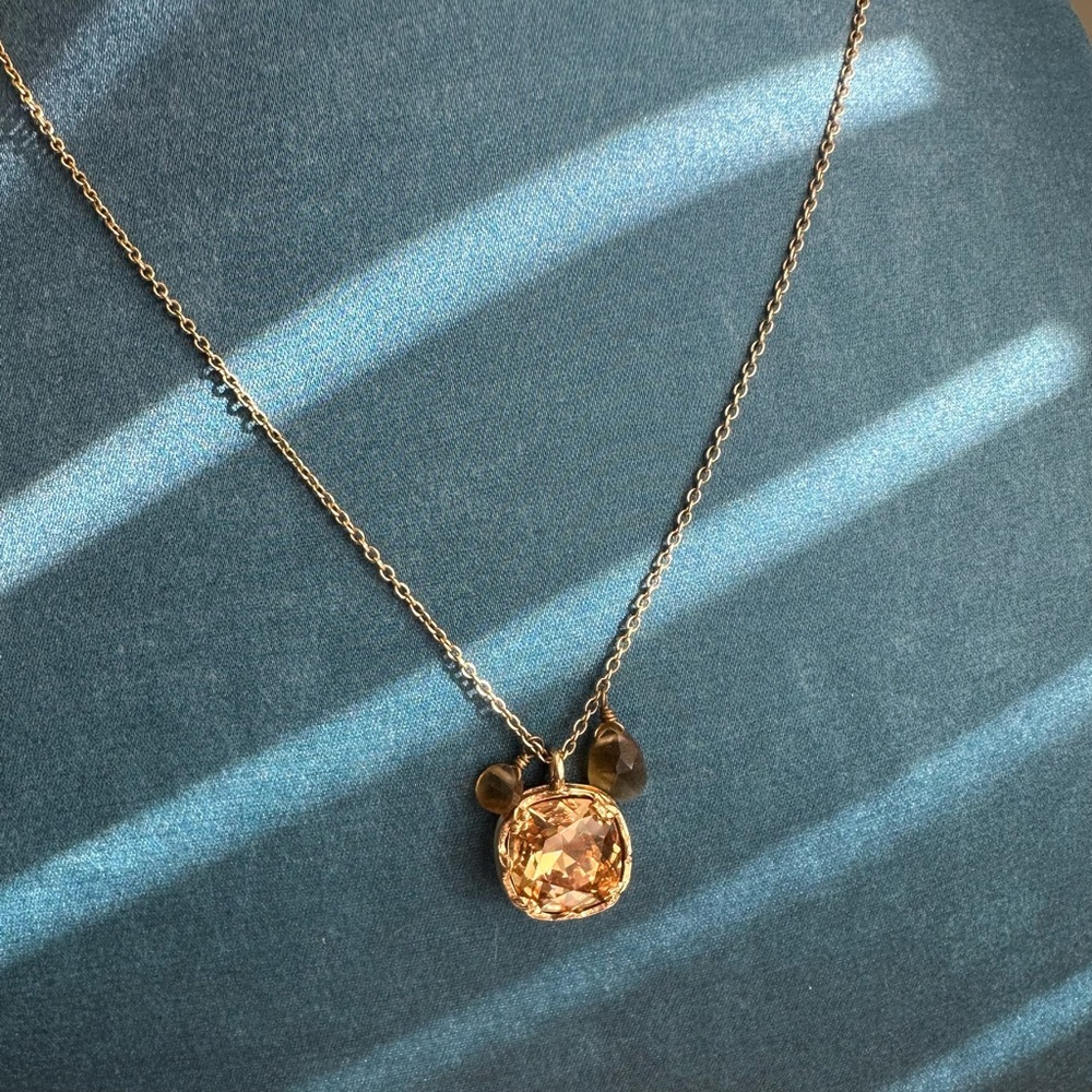 Smoky Quartz Crystal Necklace